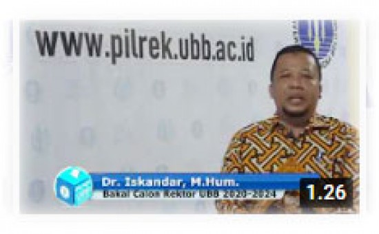 Video Dr Iskandar, M Hum