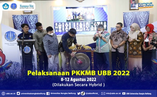 Foto berita PKKMB UBB 2022, Rektor Imbau Tidak Ada Perpeloncoan