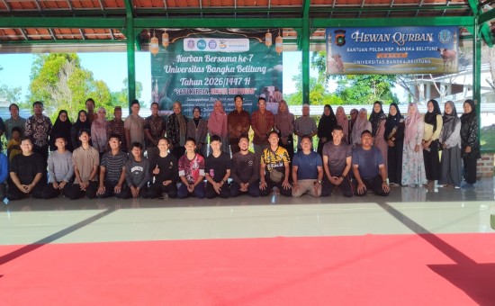 Rektor UBB Sampaikan Terima Kasih atas Bantuan Kurban dari Kapolda Babel