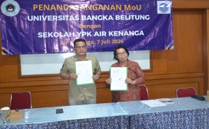UBB dan YPK Air Kenanga Teken MoU Perkuat Sinergi Pengembangan Pendidikan