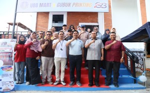 UBB Mart dan Gubuk Printing Resmi Dibuka, Perkuat Pengembangan Usaha dan Kewirausahaan di UBB