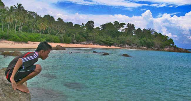 Foto di Pantai Tanjung Kelayang Kabupaten Bangka Provinsi Kepulauan Bangka Belitung